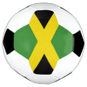 Patriottisch Voetbal met Jamaica-vlag (Gedraaid)