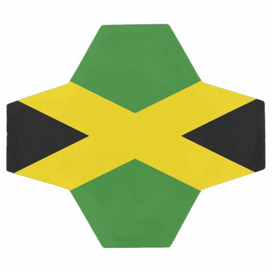 Patriottisch Voetbal met Jamaica-vlag (Enkel)