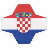 Patriottisch Voetbal met Kroatische vlag (Enkel)