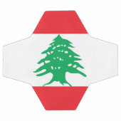 Patriottisch Voetbal met Libanese vlag (Enkel)