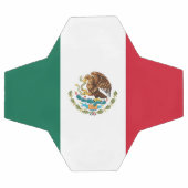 Patriottisch Voetbal met Mexicaanse vlag (Enkel)