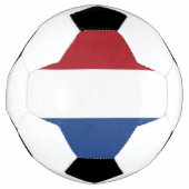 Patriottisch Voetbal met Nederlandse vlag (Voorkant)