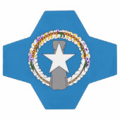 Patriottisch Voetbal met Noordelijke Mariaanvlag (Enkel)