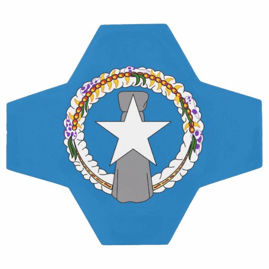 Patriottisch Voetbal met Noordelijke Mariaanvlag (Enkel)