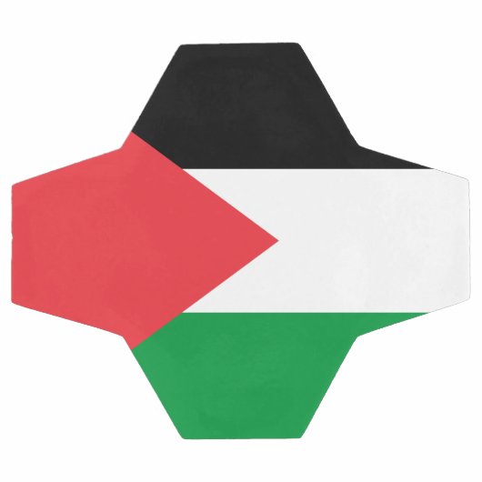 Patriottisch Voetbal met Palestijnse vlag (Enkel)