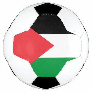 Patriottisch Voetbal met Palestijnse vlag