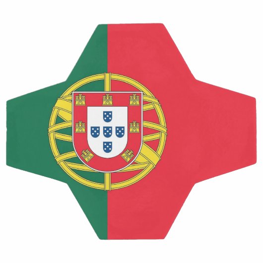Patriottisch Voetbal met Portugese vlag (Enkel)