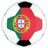 Patriottisch Voetbal met Portugese vlag (Voorkant)
