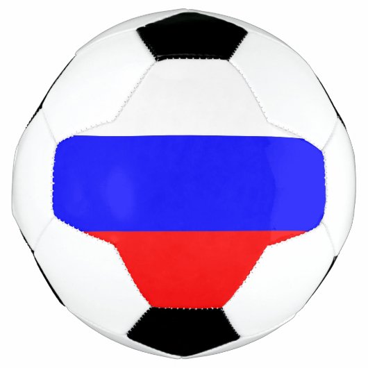 Patriottisch Voetbal met Russische vlag (Voorkant)