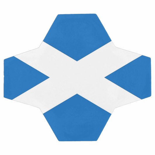 Patriottisch Voetbal met Schotse vlag (Enkel)