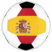 Patriottisch Voetbal met Spaanse vlag (Voorkant)