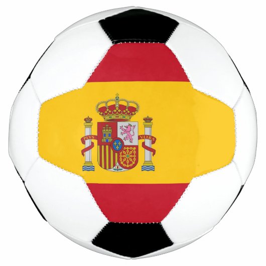 Patriottisch Voetbal met Spaanse vlag (Voorkant)