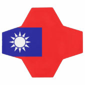Patriottisch Voetbal met Taiwanese vlag (Enkel)