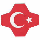 Patriottisch Voetbal met Turkse vlag (Enkel)