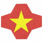 Patriottisch Voetbal met Vietnam vlag (Enkel)