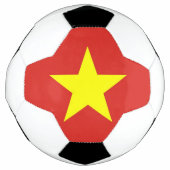 Patriottisch Voetbal met Vietnam vlag (Voorkant)