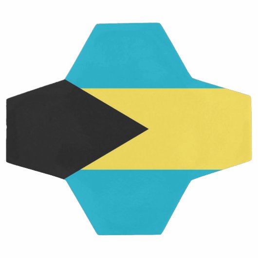 Patriottisch Voetbal met vlag Bahamas (Enkel)