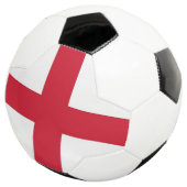 Patriottisch Voetbal met vlag Engeland (Drie kwart)