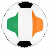 Patriottisch Voetbal met vlag Ierland (Voorkant)