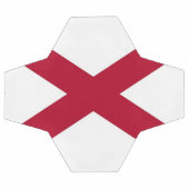 Patriottisch Voetbal met vlag van Alabama, Verenig (Enkel)