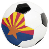 Patriottisch Voetbal met vlag van Arizona, Verenig (Drie kwart)