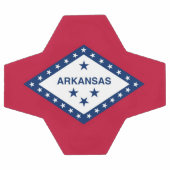 Patriottisch Voetbal met vlag van Arkansas, Vereni (Enkel)