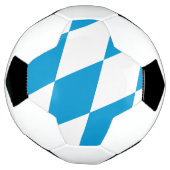Patriottisch Voetbal met vlag van Beieren (Gedraaid)