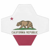 Patriottisch Voetbal met vlag van Californië, VS (Enkel)