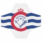 Patriottisch Voetbal met vlag van Cincinnati (Enkel)