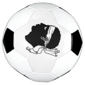 Patriottisch Voetbal met vlag van Corsica (Gedraaid)