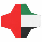 Patriottisch Voetbal met vlag van de VAE (Enkel)