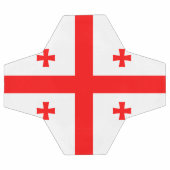 Patriottisch Voetbal met vlag van Georgië (Enkel)