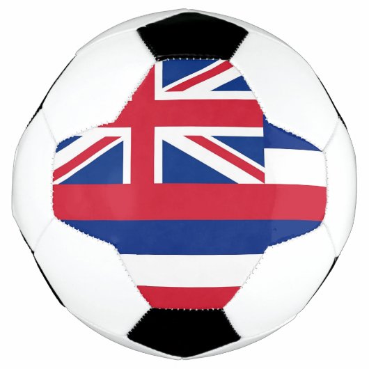 Patriottisch Voetbal met vlag van Hawaii, Verenigd (Voorkant)