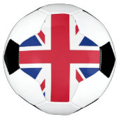 Patriottisch Voetbal met vlag van het Verenigd Kon (Gedraaid)