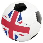 Patriottisch Voetbal met vlag van het Verenigd Kon (Drie kwart)