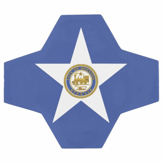 Patriottisch Voetbal met vlag van Houston (Enkel)