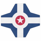 Patriottisch Voetbal met vlag van Indianapolis (Enkel)