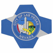 Patriottisch Voetbal met vlag van Las Vegas (Enkel)