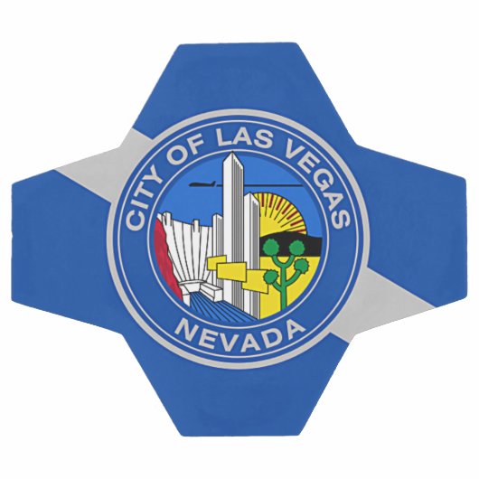 Patriottisch Voetbal met vlag van Las Vegas (Enkel)