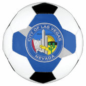 Patriottisch Voetbal met vlag van Las Vegas (Voorkant)