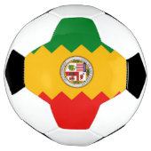 Patriottisch Voetbal met vlag van Los Angeles USA (Gedraaid)