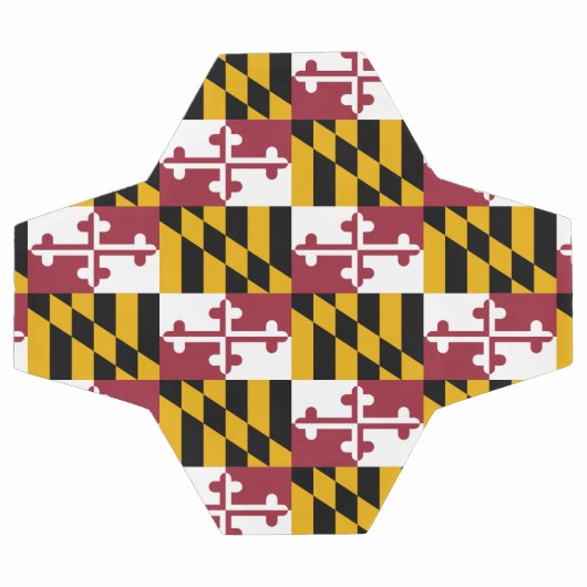 Patriottisch Voetbal met vlag van Maryland, Vereni (Enkel)