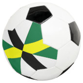 Patriottisch Voetbal met vlag van Monterey (Drie kwart)