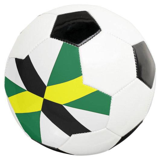 Patriottisch Voetbal met vlag van Monterey (Drie kwart)