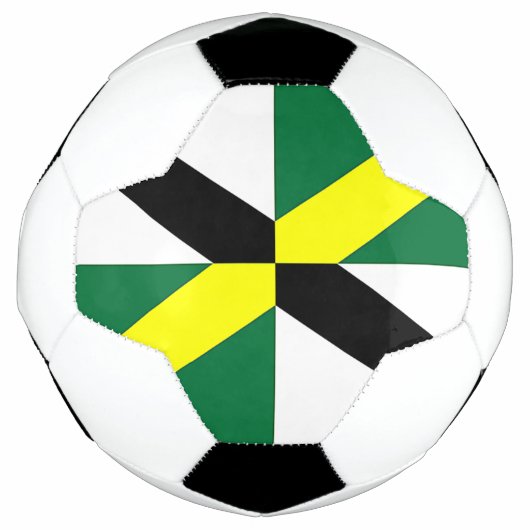 Patriottisch Voetbal met vlag van Monterey (Voorkant)