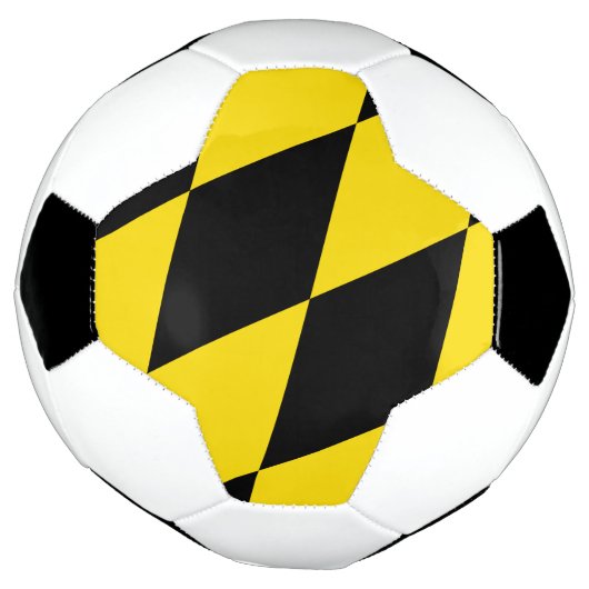 Patriottisch Voetbal met vlag van München (Gedraaid)