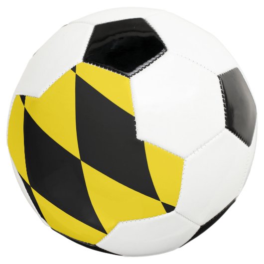 Patriottisch Voetbal met vlag van München (Drie kwart)