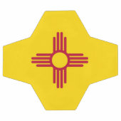 Patriottisch Voetbal met vlag van Nieuw-Mexico (Enkel)