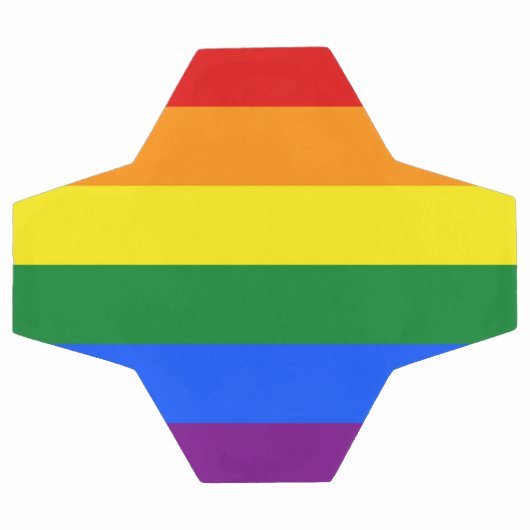 Patriottisch Voetbal met vlag van Pride LGBT (Enkel)