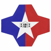 Patriottisch Voetbal met vlag van San Antonio (Enkel)